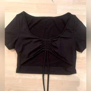 S/M black croptop
